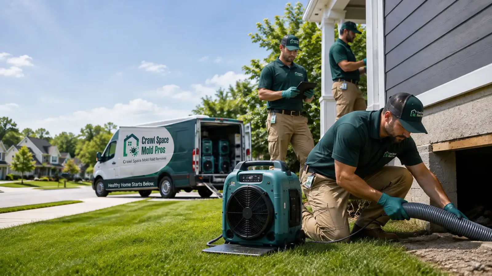Crawl Space Mold Removal in Brush Prairie, WA